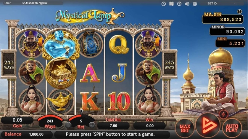 Mencari Harta Aladdin di Slot Mystical Lamp SimplePlay!