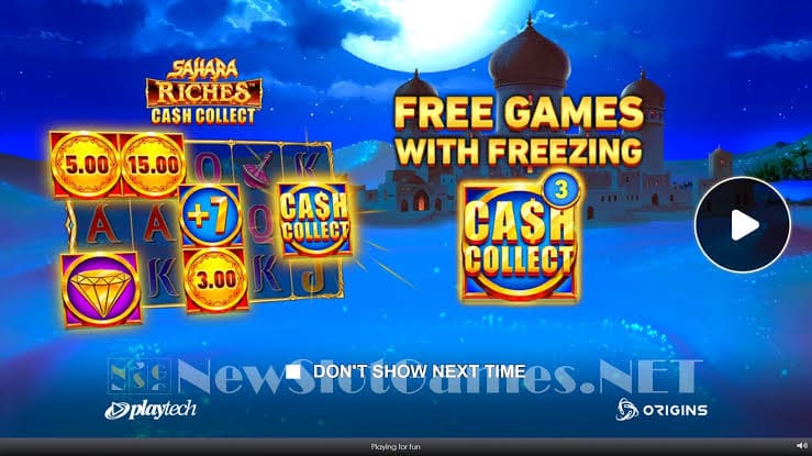 Mengambil Tema Gurun! Slot Sahara Riches Cash Collect