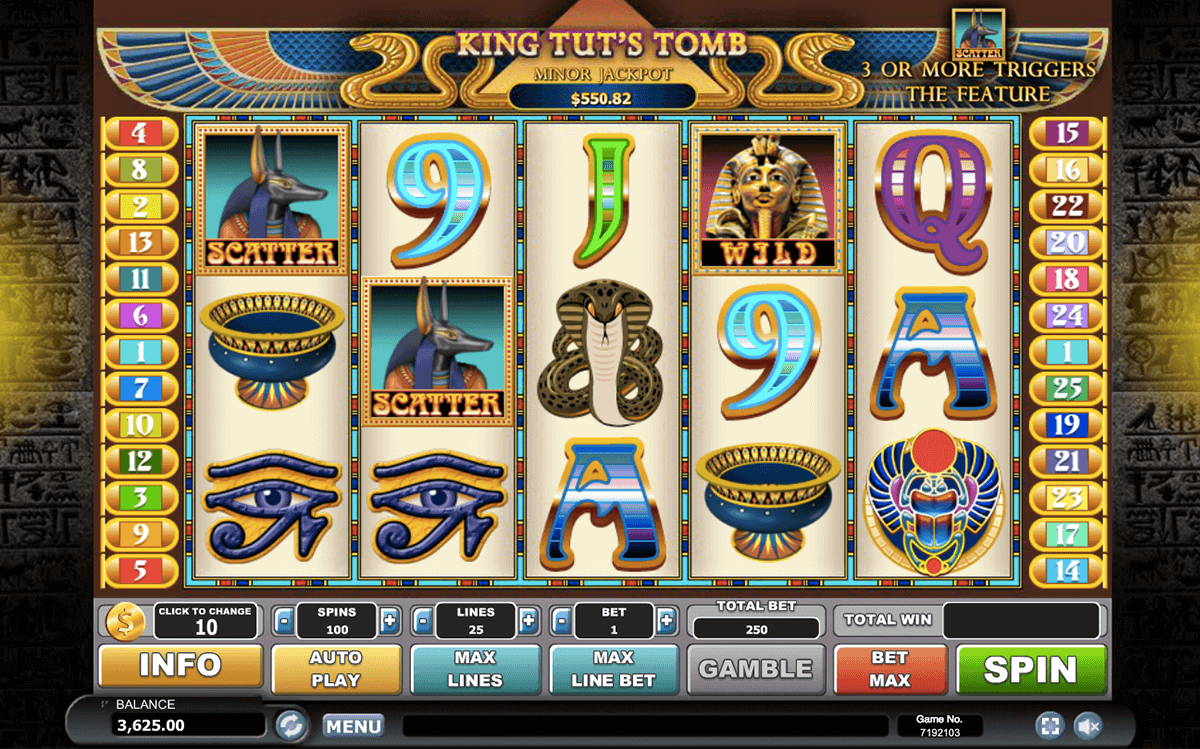 Slot King Tuts Tomb